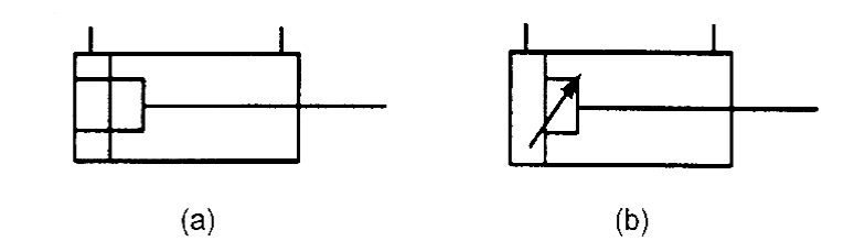 Гидроцилиндр с двухсторонним амортизатором и настраиваемым амортизатором